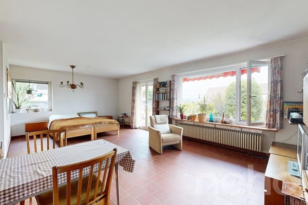 1-Zimmerhaus mit Cheminée und Weitblick in familienfreundlicher Lage 3