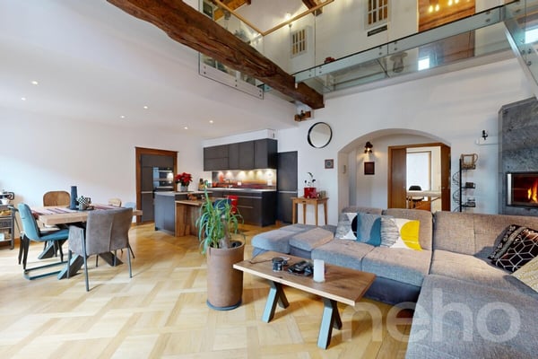 Duplex d?exception au dernier étage au coeur de Martigny