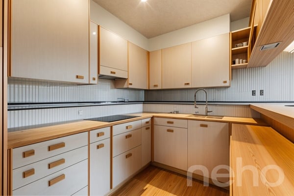 Helle 4.5-Zimmerwohnung mit Cheminée, Balkon, Grünblick. Nähe Thun. 1