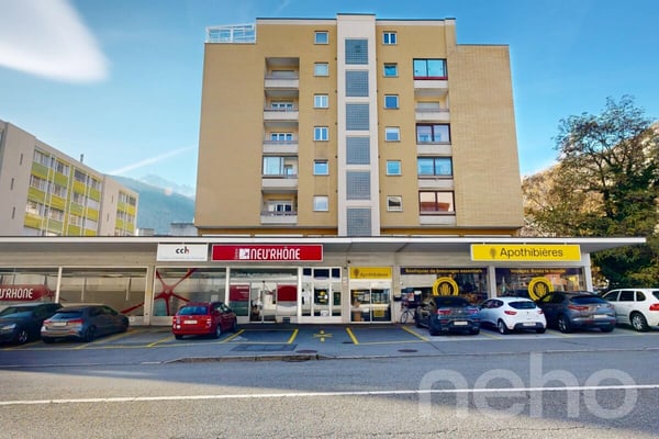 Martigny - 4,5 pièces rénové - étage élevé 12