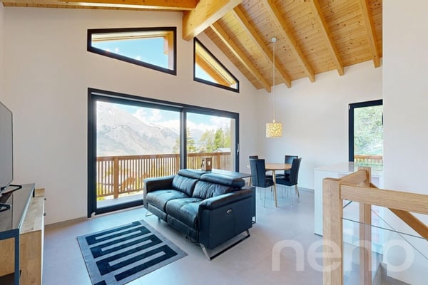 Chalet individuel de 2024 avec vue panoramique dans les hauts de Saxon 2