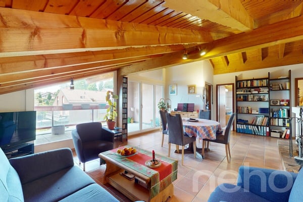 Bel appartement de 3,5 pièces au calme absolu à Savigny 2