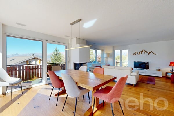 Magnifique chalet avec vue panoramique à Bürchen 5