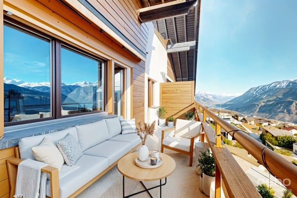Bel appartement vendu meublé au dernier étage avec mezzanine 10