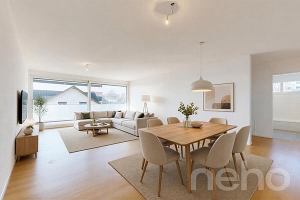 Moderne 3.5-Zi.-Wohnung mit grossem Balkon und Option für 2 Parkplätze 2