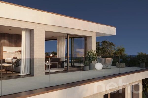 Attique de standing avec terrasse et balcon 11