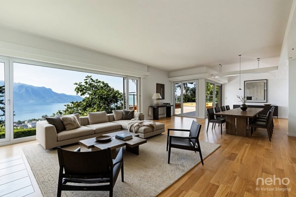 Villa de standing avec vue panoramique à 180 sur le lac Léman 12