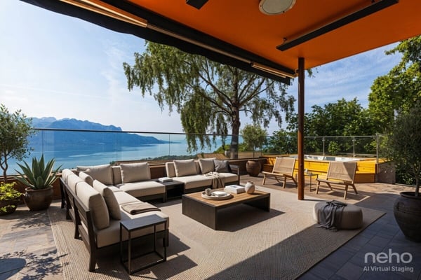 Villa de standing avec vue panoramique à 180 sur le lac Léman 4