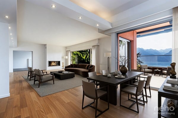 Villa de standing avec vue panoramique à 180 sur le lac Léman 2
