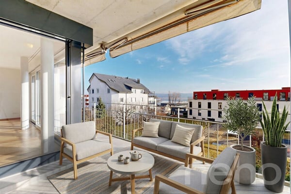 Belle vue sur le lac pour cet appartement lumineux et spacieux ! 3