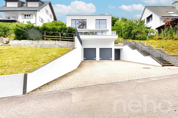 Moderne Doppelhaushälfte mit Weitsicht und grosser Terrasse 1