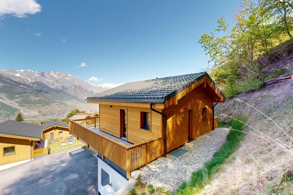 Exclusif: Chalet individuel de 2024 dans les hauts de Saxon 11