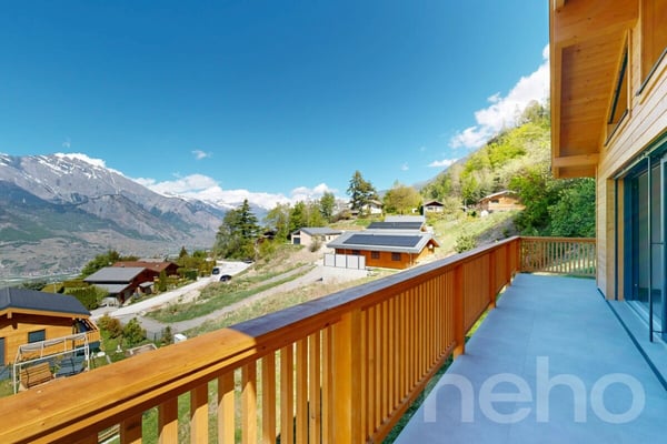 Exclusif: Chalet individuel de 2024 dans les hauts de Saxon 12