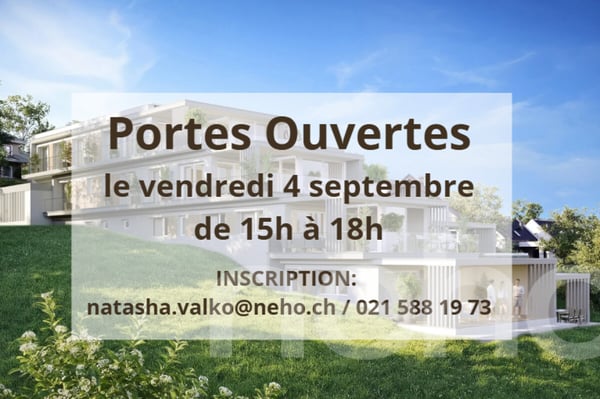 Splendide 3.5 pièces haut de gamme avec terrasse et vue lac