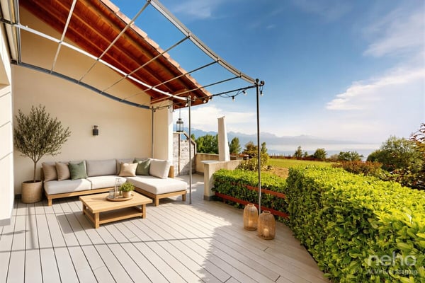 Charmante maison jumelle avec vue imprenable sur le Léman 7