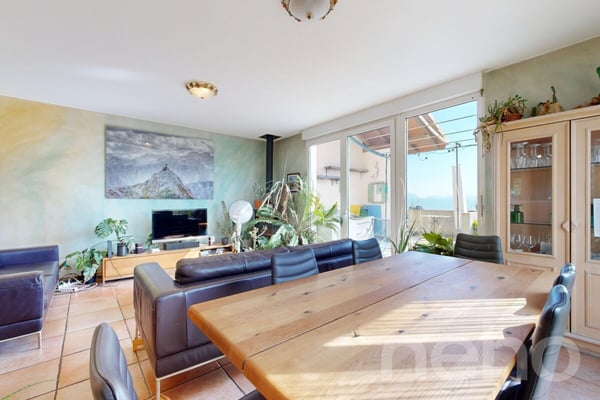 Charmante maison jumelle avec vue imprenable sur le Léman 4