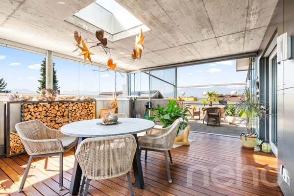 Exklusive Attika mit Wintergarten und 120 m² Terrasse 5