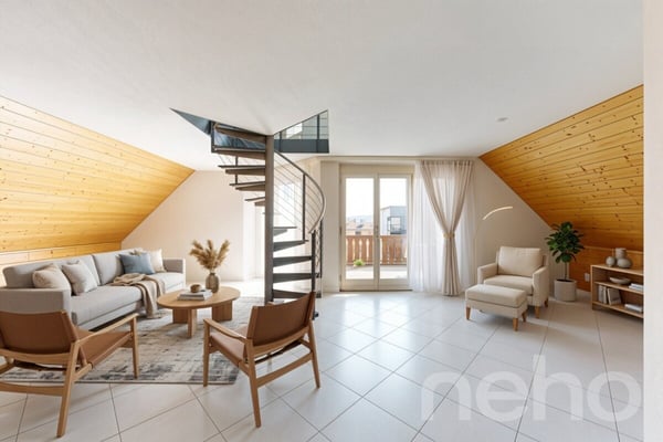 Charmante Dachwohnung mit Galerie und W…