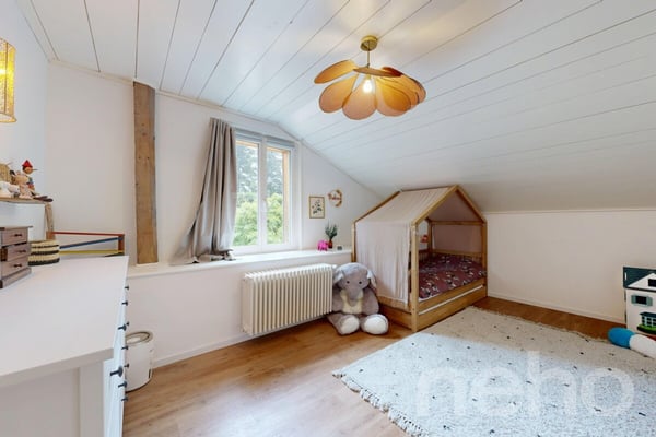 Ferme 1640 rénovée : 2 appts + immense grange à fort potentiel 12