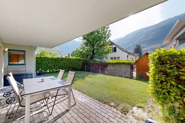 Grand jardin - à Martigny - 4,5 pièces 12