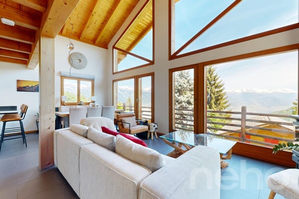 Charmant chalet à Haute-Nendaz avec vue imprenable 3