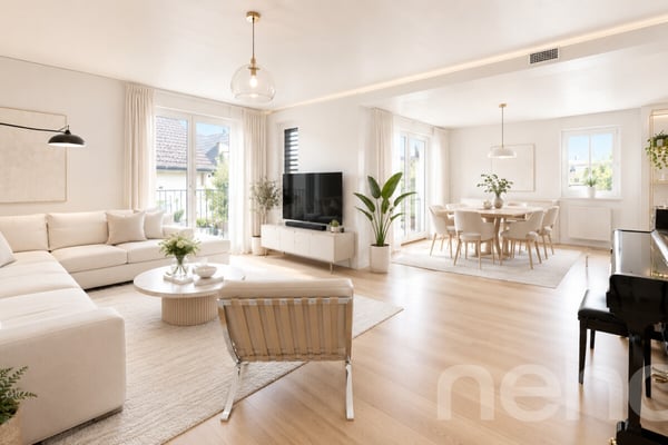 Stilvolle 3.5-Zimmer-Wohnung mit Balkon in MINERGIE-Überbauung
