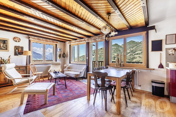 Maison avec appartement indépendant ? Vue montagnes à Charmey 4