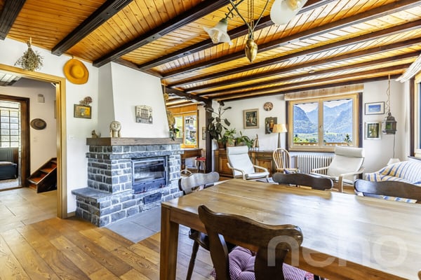 Maison avec appartement indépendant ? Vue montagnes à Charmey 2