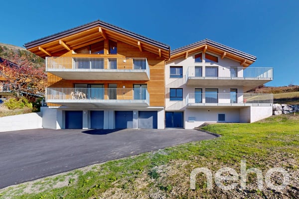 Neubauwohnung mit Bergblick in Erschmatt