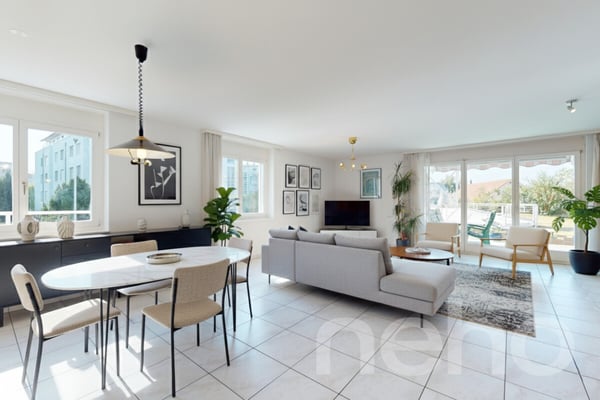 Confort, lumière et jardin privé ? superbe duplex à Morat 2