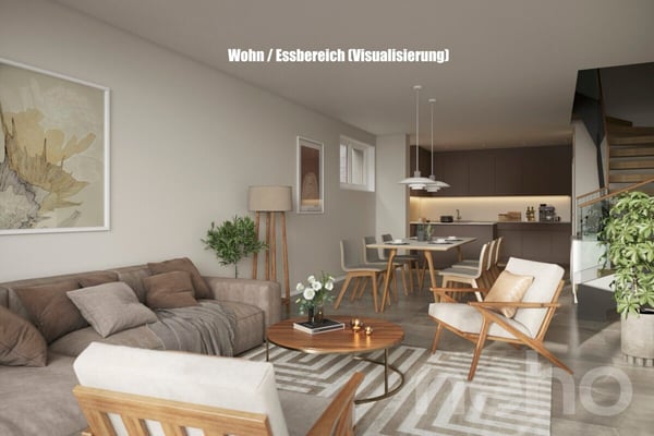 Reiheneckhaus mit Attika, Garten und Weitblick 2