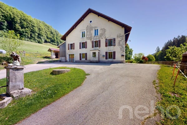 Les Bayards: Ancienne ferme avec grange et appartements 9
