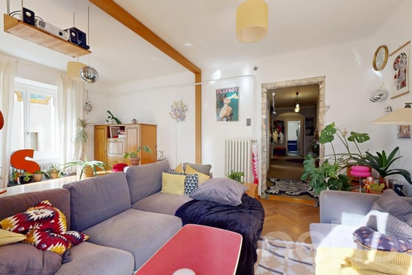 Immeuble mixte 2 Commerces + 3.5 + 8.5 en duplex 9