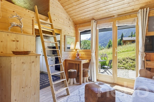 Chalet authentique + dépendance de charme 9