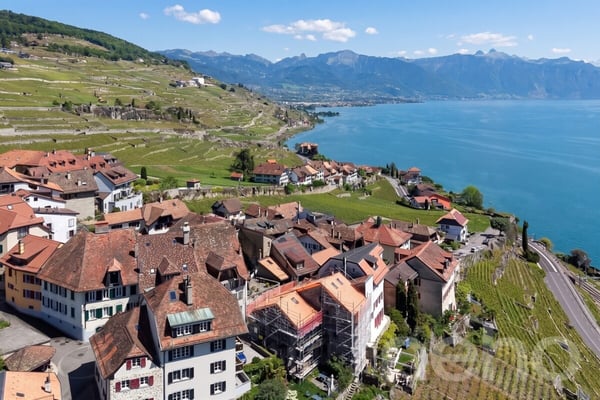 Maison vigneronne du XVII? rénovée ? Vue lac & Alpes au c?ur de Rivaz 1