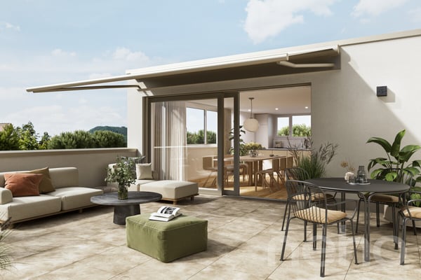 Neubau-Doppelhaushälfte mit Dachterrasse und Fernsicht 3