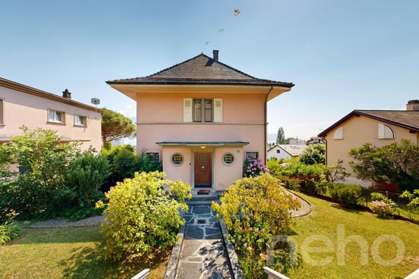 Vevey | Villa Art Déco avec jardin et vue Alpes 12