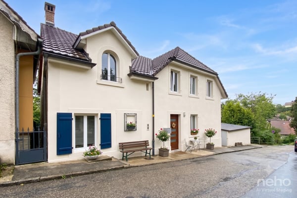 Maison de caractère rénovée : vue Jura, calme et fort potentiel