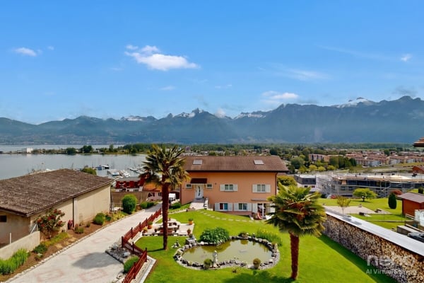 Le Bouveret : Maison plurifamiliale - Charme villageois et vue 2