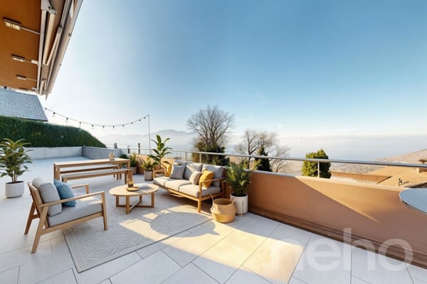 Superbe maison individuelle avec vue panoramique sur le lac à Blonay 9