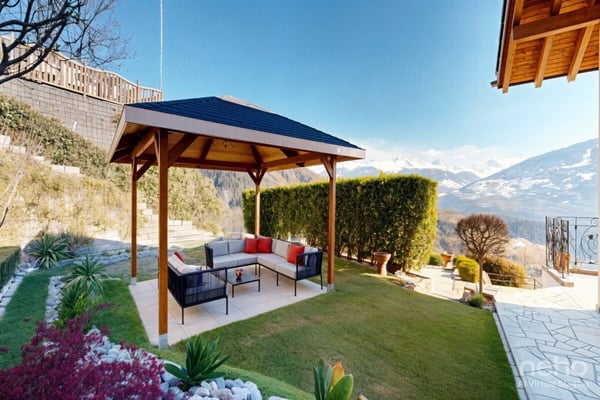 Villa individuelle - vue imprenable et studio indépendant à Daillon 11