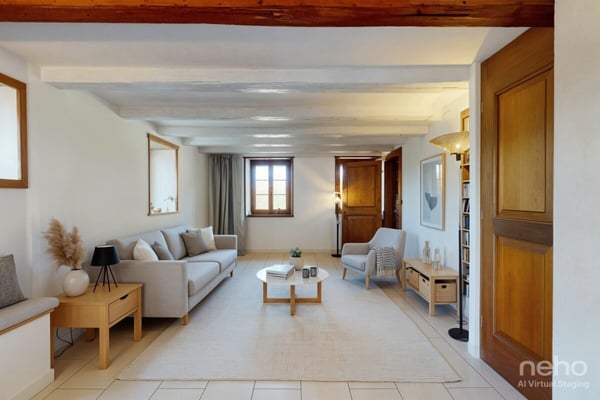 DUPLEX DE CHARME AVEC GRAND POTENTIEL D?AMÉNAGEMENT À SOTTENS