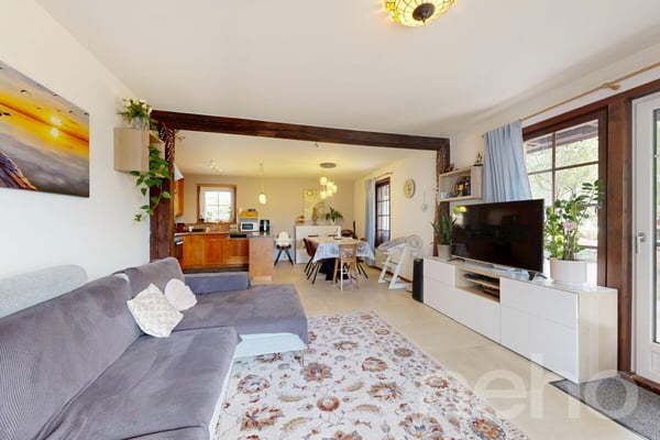 Agréable 4.5p avec 1043 m2 de jardin privatif 1