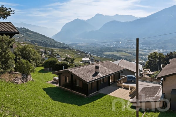 Un charmant chalet avec une vue imprenable plein sud