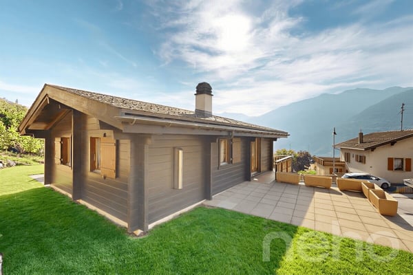 Un charmant chalet avec une vue imprenable plein sud