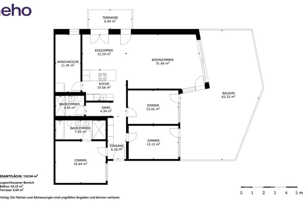 Moderne Terrassenwohnung mit beeindruckender Weitsicht 11
