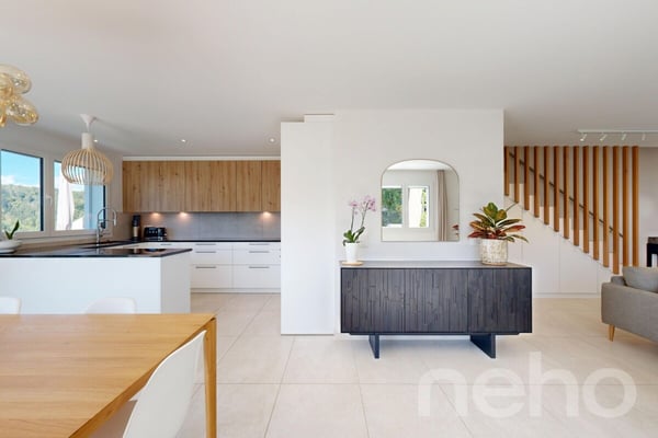 Duplex 4,5p avec jardin privatif, terrasses et vue lac 1
