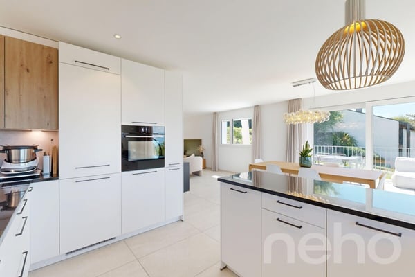 Duplex 4,5p avec jardin privatif, terrasses et vue lac 11