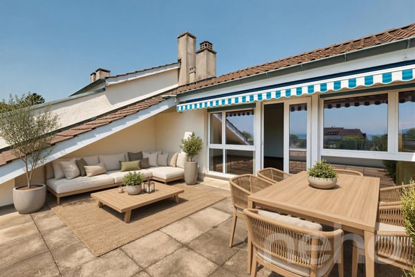Attique de 4.5 pcs de 123m² avec terrasse de 37m² et vue panoramique s 9