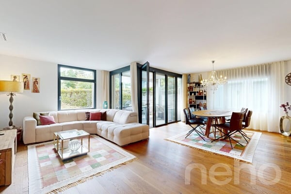 Elegante 3.5-Zimmer-Gartenwohnung auf zwei Etagen